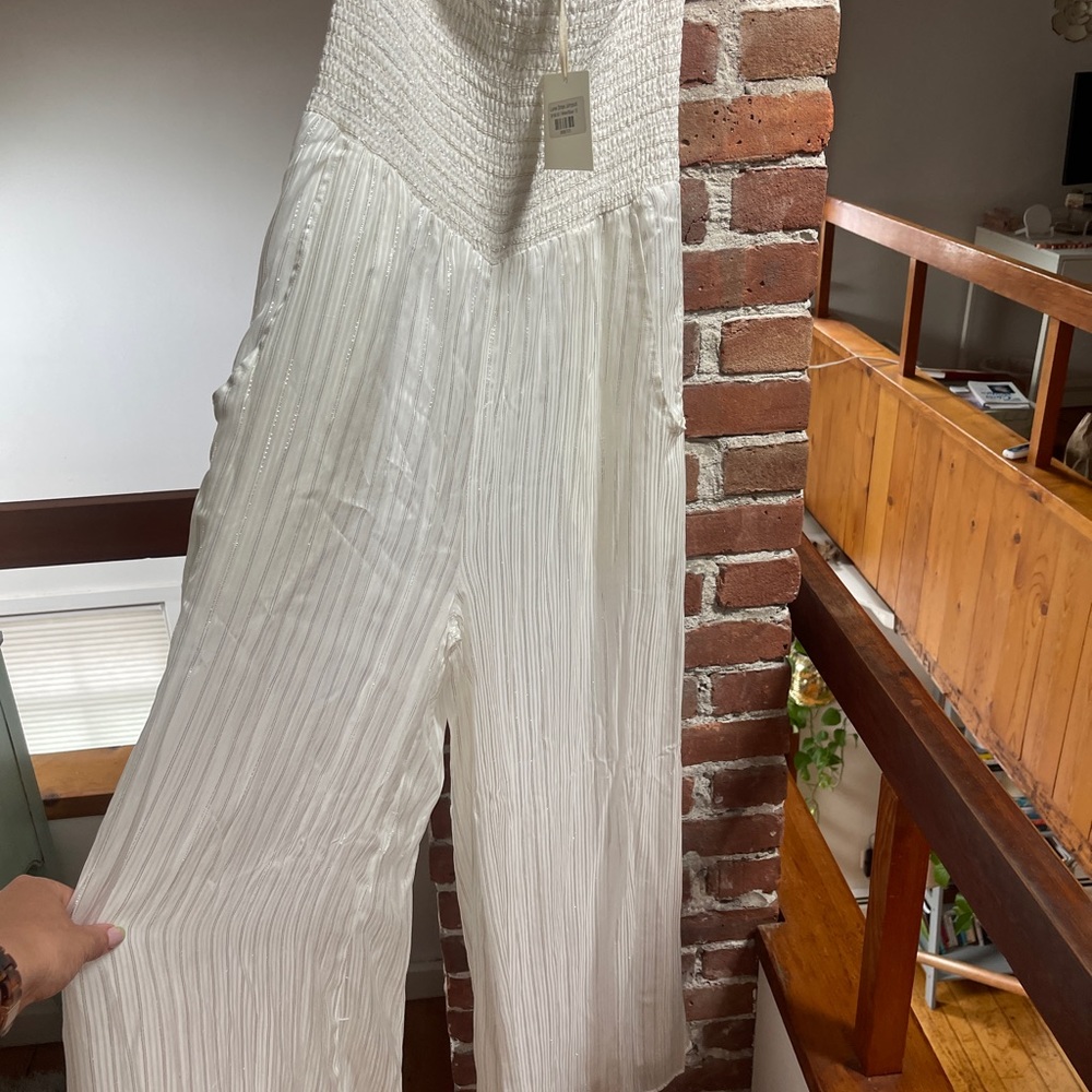 NWT Lurex stripe jumpsuit
